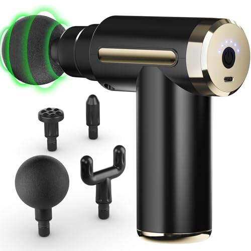 COTSOCO MASSAGE GUN DEEP TISSUE PAIN RELIEF 4 MASSAGE HEADS 6 - Scratch & Dent