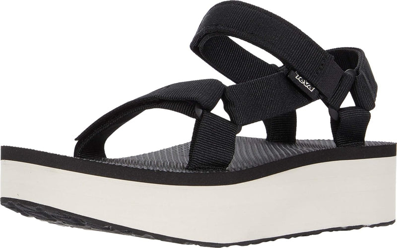 Teva Women's Flatform Universal Sandals - Size 11 - Black/Tan Like New