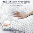 BedStory Bed Pillows for Sleeping Standard Size Set of 2 B07FCX56SZ - White - Brand New