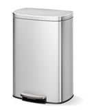 GARVEE STEP-ON STAINLESS STEEL KITCHEN TRASH CAN - 13 GA /50 2X 16.5 X 12.5IN - Like New
