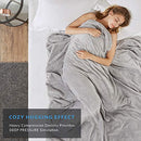 DEGREES OF COMFORT WEIGHTED BLANKET 25 POUNDS 60X80 QUEEN SIZE - GRAY - Brand New