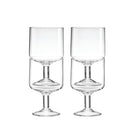 LENOX TUSCANY CLASSICS STACKABLE DRINKWARE, GLASS, DISHWASHER, WINE GLASSES - Like New