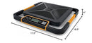 DYMO S400 DIGITAL USB SHIPPING SCALE, 400 LB CAPACITY, 1776113 - BLACK/ORANGE - Like New
