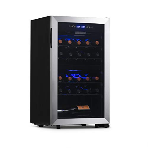 NewAir Freestanding 28 Bottle Dual Zone Compressor Wine Fridge - Scratch & Dent