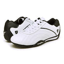 GOODYEAR MENS ORI RACER SNEAKER LOW-TOP SNEAKERS PU LEATHER/MESH SIZE 11 WHITE - Brand New