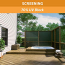 Coolaroo 70% UV Block Prvacy & Screening Fabric - 6ftx15ft Roll - Rainforest - Brand New