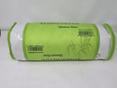 INFINITE HOME MEMORY FOAM BAMBOO PILLOW QUEEN SIZE - WHITE/GREEN - Like New