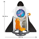 Little Tikes Adventure Rocket Realistic Space Astronaut Pretend Role Play -White - Like New