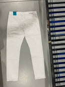 7GROOVE SLIM JEANS - SIZE: MEN 34X32 - WHITE - Brand New