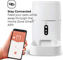 Home Zone Pet 6L Automatic Feeder - Smart Wireless Pet Feeder ES06534G - White - Like New