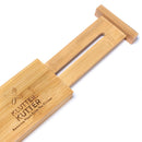 KLUTTER KUTTER BAMBOO DRAWER DIVIDERS - SET OF 4 - NATURAL - Like New