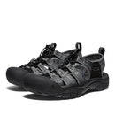 1022252 KEEN MEN'S NEWPORT H2 CLOSED TOE WATER SANDALS SIZE 9 BLACK/STEEL GREY - Like New