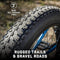 Mongoose Juneau Fat Tire Mountain Bike, 26x4 inch Big Fat Wheels R8228AZ - Blue - Like New