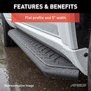 ARIES 2051970 AeroTread Running Boards 5 in. Carbide Black Powder Coat Aluminum - Brand New