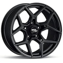 RockTrix RT105 17" Wheel Compatible with Jeep Wrangler JK JL 17x9 5x5 - Black - Like New