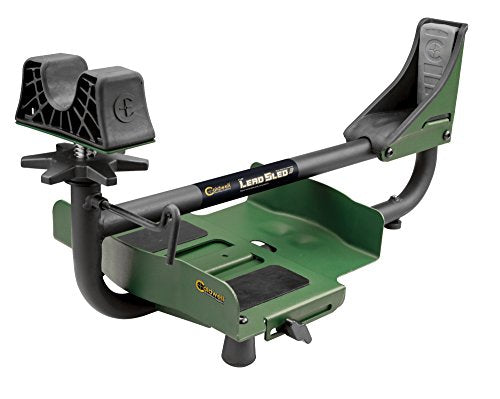 CALDWELL LEAD SLED 3 RIFLE SHOOTING REST FOR SIGHTING IN - GREEN/BLACK - Like New