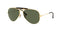 RAY BAN RAY-BAN RB3029 OUTDOORSMAN II AVIATOR SUNGLASSES RB3029 GOLD/G-15 GREEN - Like New