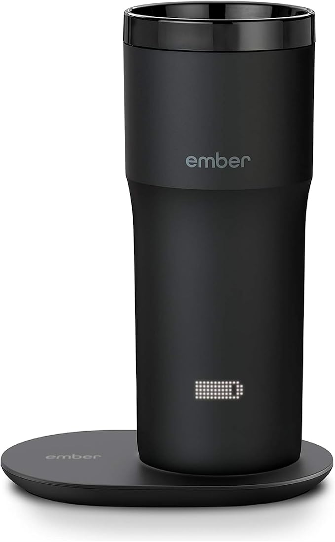 Ember Travel Mug 2+12 oz Temperature Control Smart Travel Mug TM231200US - Black Like New