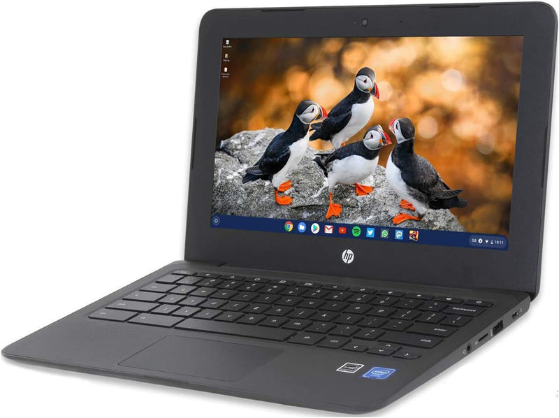 HP 11a 1N091UA Chromebook 11.6 HD Celeron N3350 4GB 32GB eMMC BLACK 1N091UA - Brand New