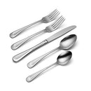 Oneida Satin Sand Dune 20-Piece 18/0 Silverware Set for 4, Flatware - Silver - Like New
