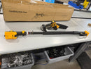 BRUSHLESS 2-IN-1 CORDLESS 10-INCH POLE SAW & CHAINSAW. TOOL ONLY - YELLOW/BLACK - Like New