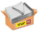 IMBAPRICE 250 - 19X24 PREMIUM MATTE FINISH WHITE POLY MAILERS BELGIAN BLUE - Brand New