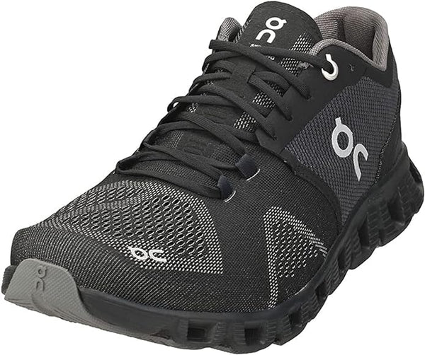 40.99706 ON Cloud X Men's Running Shoes Black/Asphalt Size 9.5 - Scratch & Dent