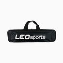 ICE SEA Fishing Rod Reel Case Bag Canvas Fishing Pole Organizer 2 Layers - Black - Brand New