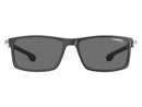 CARRERA SUNGLASSES 4016/S 807 BLACK POLARIZED 55MM - BLACK - Like New