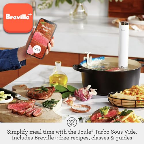 BREVILLE BSV600PSS JOULE TURBO SOUS VIDE MACHINE - POLISHED STAINLESS STEEL - Like New