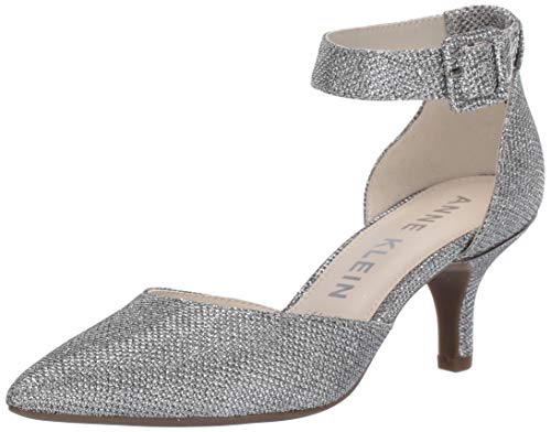 ANNE KLEIN WOMEN'S FABULIST PUMP - SIZE: WOMEN 7 - SILVER - Like New