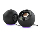 CREATIVE PEBBLE SE MINIMALIST 2.0 USB-C POWERED PC SPEAKERS WITH RGB LIGHTING - Like New
