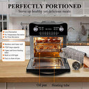17 Quart Digital Air Fryer, 1800W Convection Oven with Accessories, B08M62F5H6 - Brand New