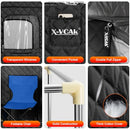 X-VACK SAUNA BOX PORTABLE STEAM SAUNA FOR HOME STEAMER 9 LEVELS - BLACK - Like New