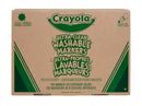 Crayola Broad Line Washable Markers - 200ct (8 Colors), Kids Bulk Classroom - Like New