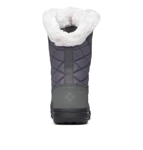 COLUMBIA WOMEN'S ICE MAIDEN II SNOW BOOTS - SIZE: WOMEN 9 (AU/UK W7) - SHALE/DR - Like New