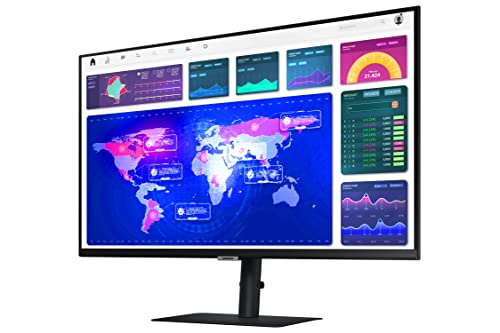 SAMSUNG S6 32 INCH 2K QHD 2560 X 1440 60HZ HDMI USB HUB LS32A600NANXGO BLACK - Like New
