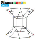 PicassoTiles Kids Fort Building Kit Playset 100 Piece Toy Set STEM Learning - Like New