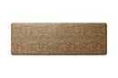 J&V TEXTILES Medallion Embossed Cushioned Mat (17" X 60"), Non Slip - Taupe - Like New