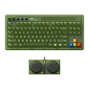 8BITDO RETRO 87 MECHANICAL KEYBOARD RGB BACKLIGHT WIRELESS - XBOX EDITION GREEN - Like New