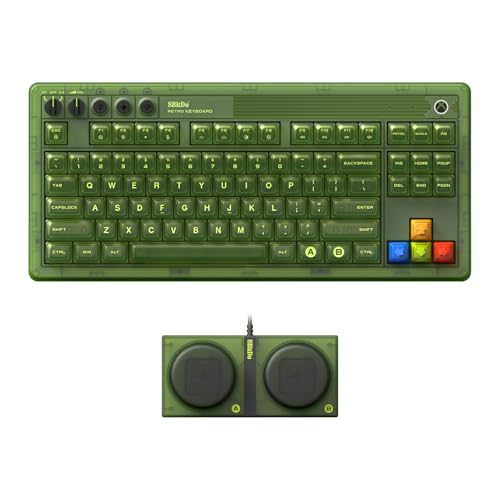 8BITDO RETRO 87 MECHANICAL KEYBOARD RGB BACKLIGHT WIRELESS - - Scratch & Dent