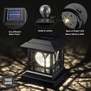 AEFRELEOHT SOLAR LIGHTS WARM WHITE & RGB CYCLING 2 MODES 12 PACK-BLACK - Like New
