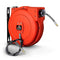 REELWORKS Air Hose Reel Retractable 1/4" x 33’ Feet Water Flex 180 PSI - Red Like New