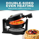Elite Gourmet EWM460 Nonstick Rotating Flip Belgian Waffle Maker - Black - Like New