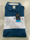 CALLAWAY SHORT SLEEVE OPTI-DRI COOLING POLO - SIZE: MEN XL - BLUE/WHITE - Like New