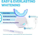 WHITEBITE PRO ADVANCED DUAL LED LIGHT TEETH WHITENING KIT - WHITE - Like New