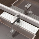 AKUVU FAUCET MAT FOR KITCHEN SINK - DIATOMITE SINK MAT, 23.6" X 3.9" - WHITE - Like New