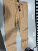 DAILY THREADS 4 PACK MEN'S FRENCH TERRY CASUAL SWEATPANTS -L RED/BLUE/BALK/KAKKI - Brand New