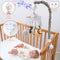 ACRABROS BABY MOBILE FOR CRIB,35 LULLABIES DIGITAL BOX,WOODLAND NURSERY - WHITE - Like New