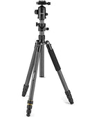 NATIONAL GEOGRAPHIC CARRY BAG 5-SECTION TRAVEL TRIPOD CARBON FIBER - BLACK/GREY - Like New
